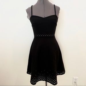 Black cocktail dress